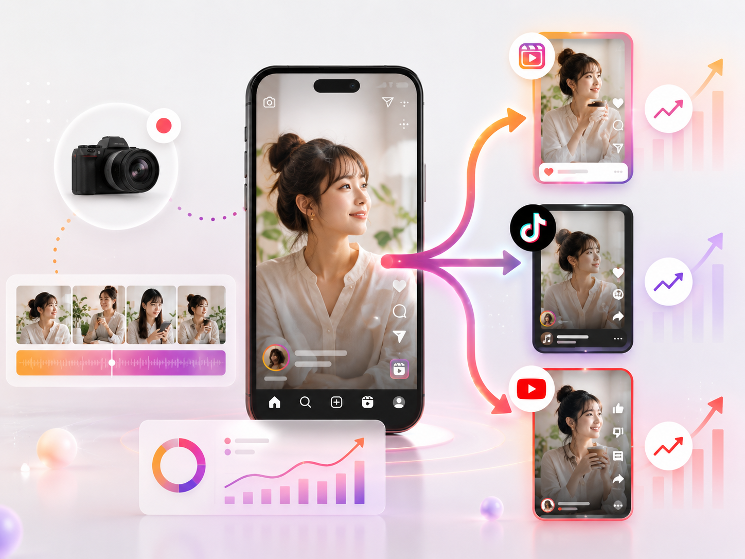 TikTok・YouTubeショートに展開して成果を最大化
