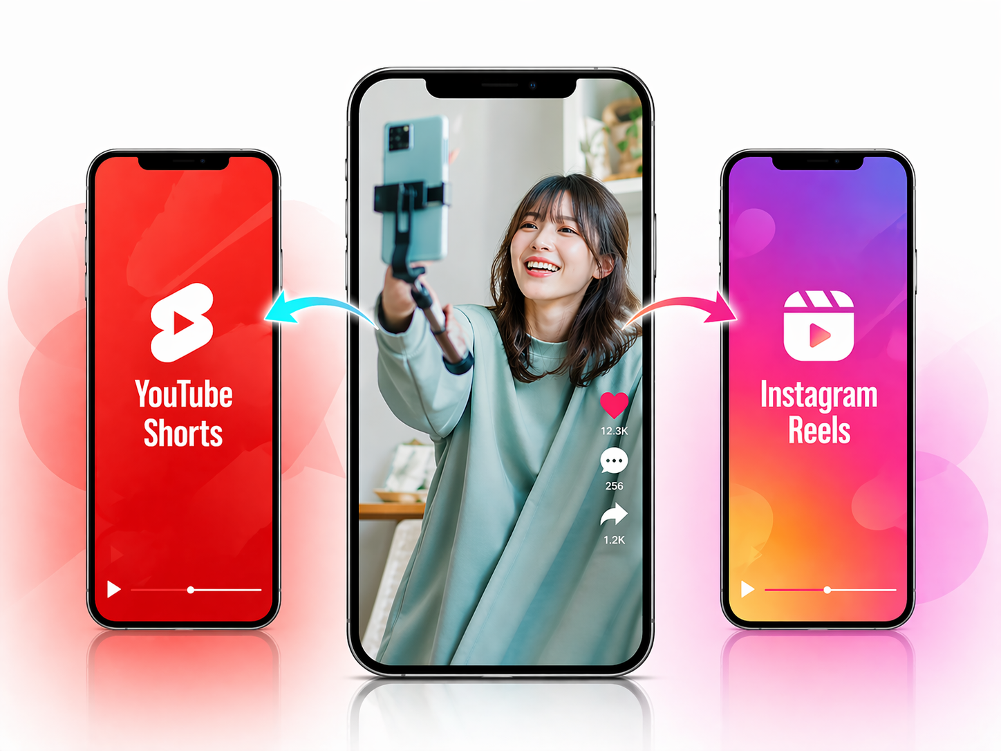 YouTubeショート・Instagramリールへの展開も可能