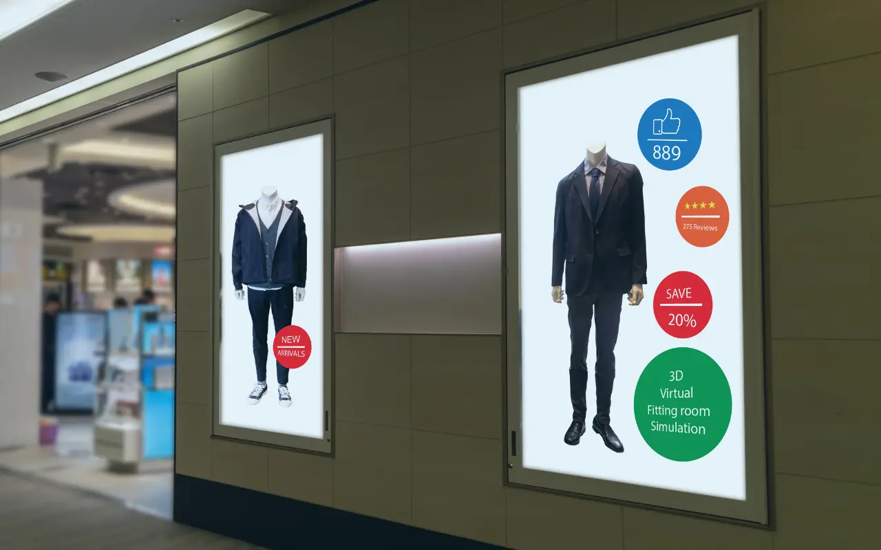 街頭広告などのデジタルサイネージ