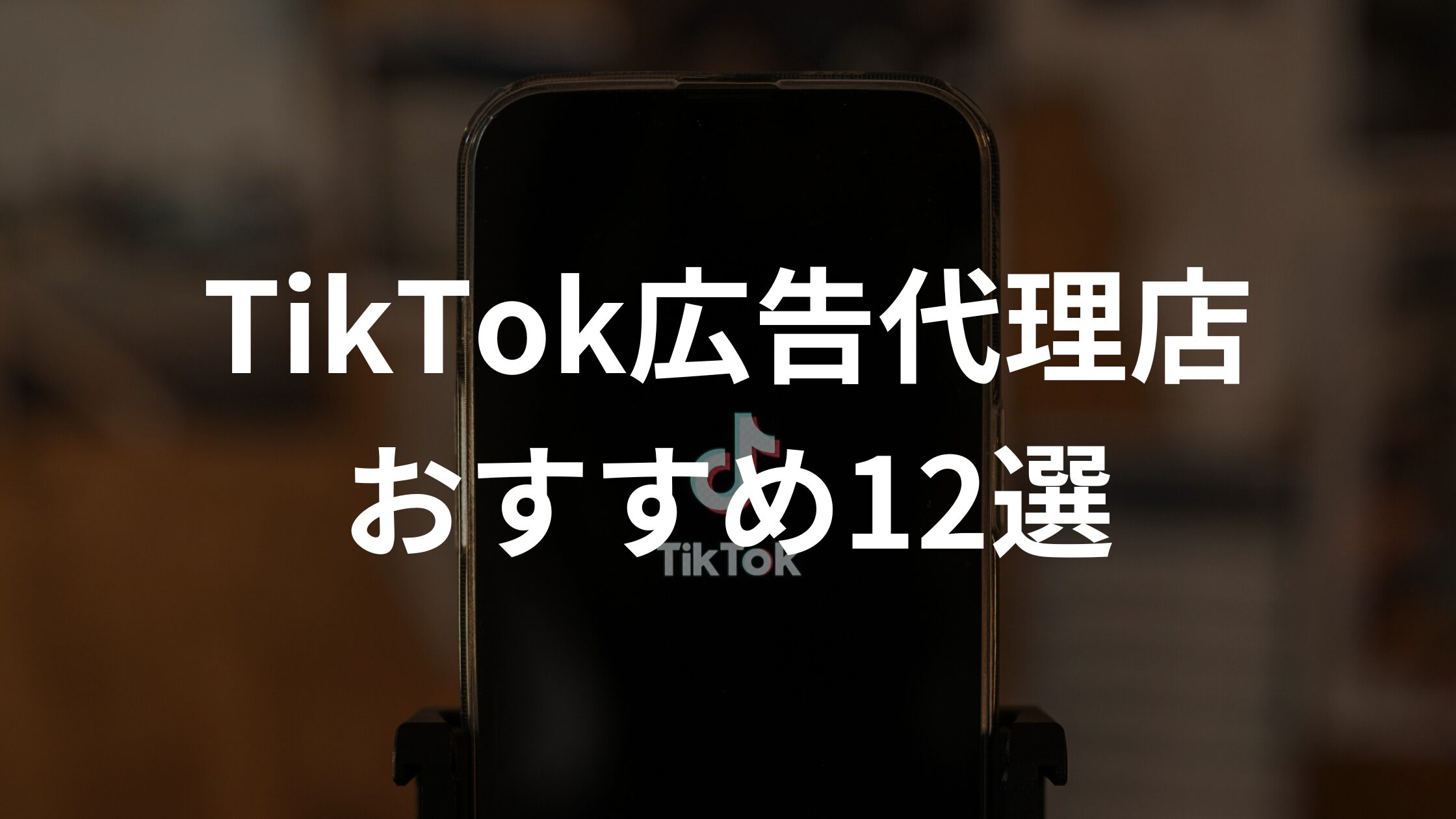 TikTok広告代理店おすすめ12選