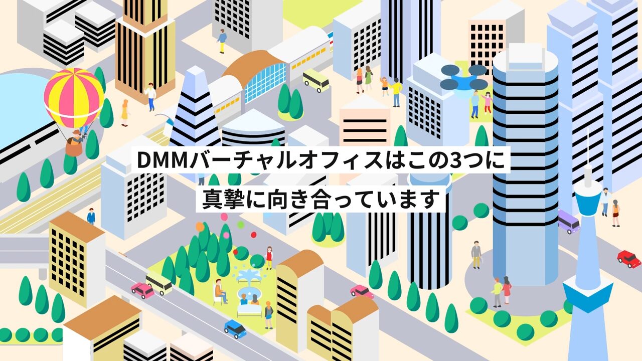 合同会社DMM.com（サービス紹介アニメーション動画）