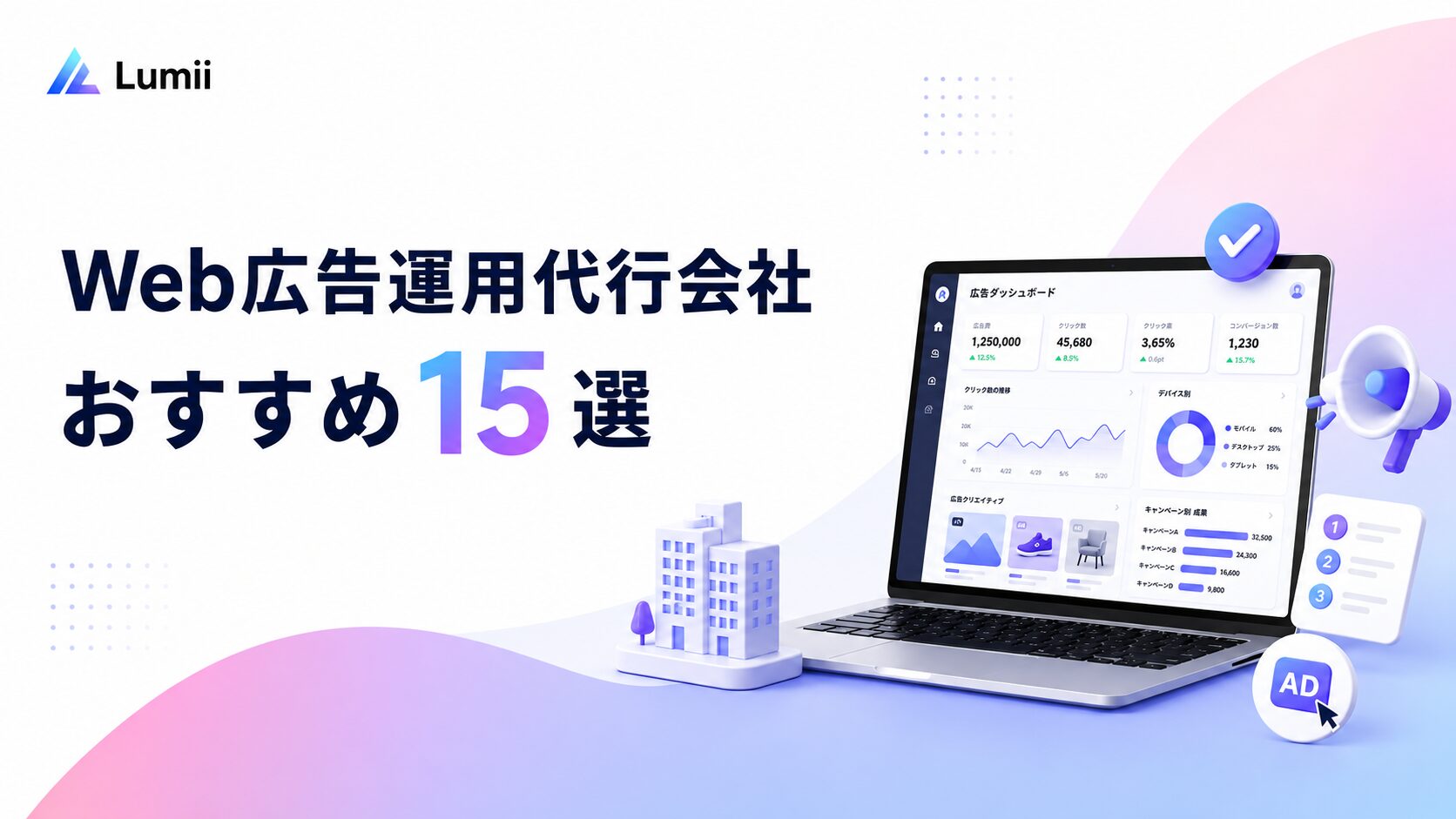 Web広告運用代行会社おすすめ15選を徹底解説