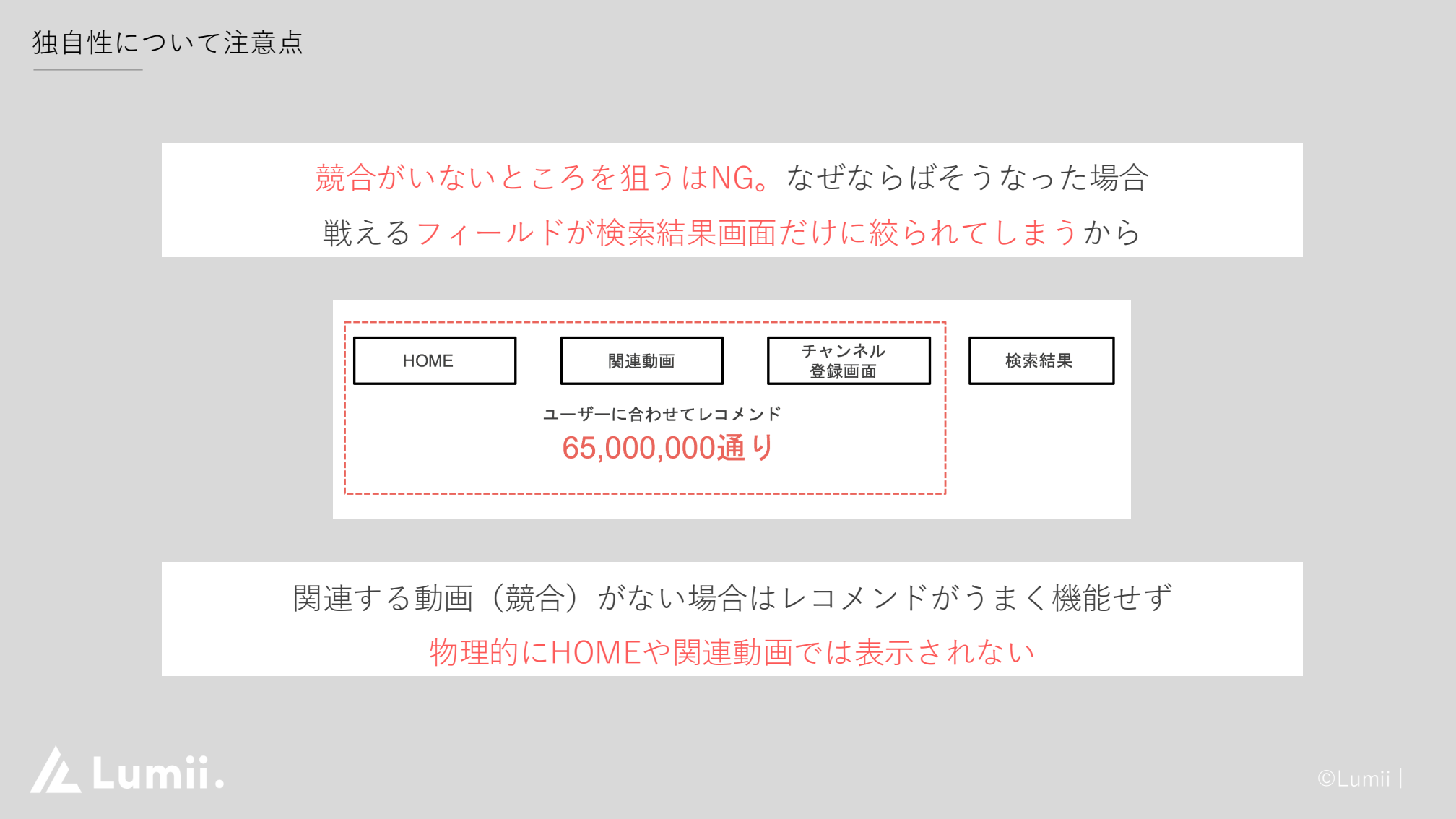 競合がいない領域はレコメンドが機能しない